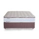 Conjunto Cama Box + Colchão Herval Bélgica Mola Smartspring Casal 138 x 188 Conjunto Box Herval